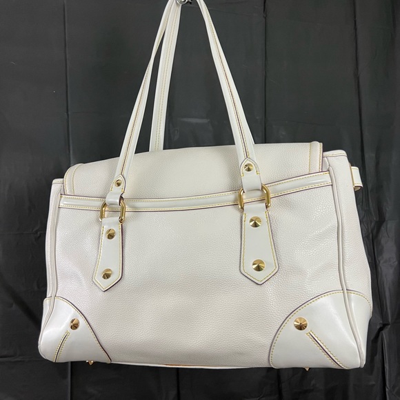 Authentic Louis Vuitton Suhali L’absolu De Voyage White Satchel - Picture 3 of 12